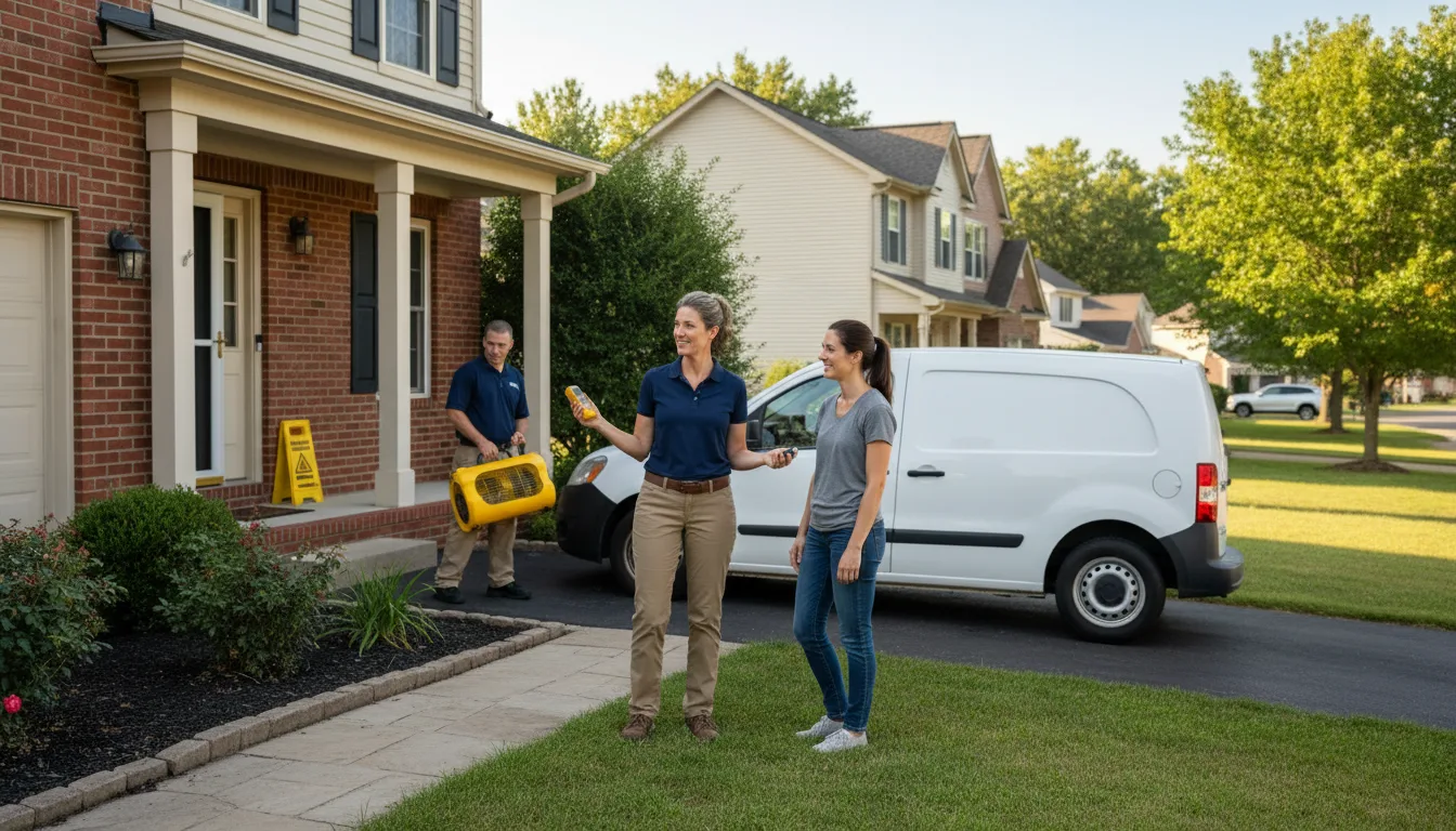 Water restoration image for Dehumidification And Cleanup Services in Colrain, MA